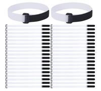 Sangles pour Filets De Football - Attachement Lien Foot | 50 Sangles Stabilisation Solide pour Entrainement Gymnase Terrain Jeu Exterieur Sport Garcons