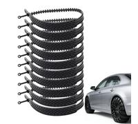 Sangles pour Pneus Neige 10 Pièces Griffes Auto Antidérapantes Réglables | Chaînes à Neige pour Véhicules Automobiles, Fourgon, Camping-car, Camion, SUV et Berline