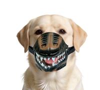 Sangles réglables respirantes pour chien avec dents effrayantes | Grande muselière pour chien pour éviter les morsures pour le dressage, le toilettage et la marche