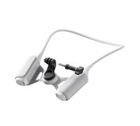 Sangles tour de cou pour caméra avec batterie externe intégrée de 4800 mAh pour une vue mains libres à la première personne pour caméras d'action