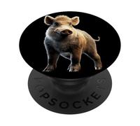 Sanglier Chasseurs Gibier Cochons PopSockets PopGrip Adhésif