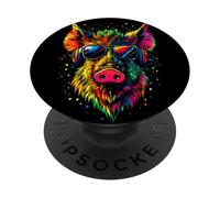 Sanglier Chasseurs Gibier Cochons PopSockets PopGrip Adhésif