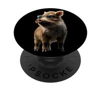Sanglier Chasseurs Gibier Cochons PopSockets PopGrip Adhésif