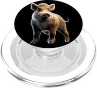 Sanglier Chasseurs Gibier Cochons PopSockets PopGrip pour MagSafe