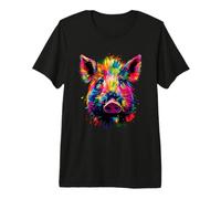 Sanglier Chasseurs Gibier Cochons T-Shirt Haut de Gamme