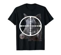 Sanglier de Chasse au Porc dans la portée Vector Art 1 T-Shirt Graphique avec Valeur