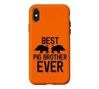 Sanglier Hunting Best Pig Brother Ever Coque pour iPhone X/XS