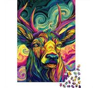 Sanglier Set De 1000 Pièces Papier Recy artoon Sanglier Puzzle Adulte Facile À Ranger Heures Divertissement Casse-tête Engageant Activité Lien Familial 38x26cm/1000pcs