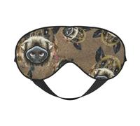 Sangliers, Couvre-yeux complets bloquant la lumière, masque pour les yeux, bandeau doux pour les yeux de nuit