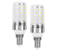 SanGlory 2 Pièces Ampoule LED E14 Blanc Froid, 9W/950LM, equivalent 80W Halogène, Ampoule LED Culot Edison à vis E14, 360° Faisceaux, Ampoules LED Intérieur E14 6000K, Non Variable