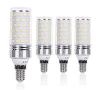 SanGlory Ampoule LED E14 Blanc Froid, 12W équivalent 100W Ampoule Incandescente, 6000K Ampoules LED Culot Edison à vis E14, Angle du Faisceau 360°, AC 175-265V, Non-Dimmable, Lot de 4