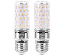 SanGlory Ampoule LED E27 12W, 1350LM, équivalent 100W Halogène Lampe, Blanc Chaud 2700K Ampoule Maïs LED E27, Ampoules LED Intérieur E27 Non Dimmable, Lot de 2