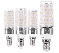 SanGlory Ampoule Mais LED E14 Blanc Chaud, Ampoules LED E14 12W Équivalent Ampoule Halogène 100W, 2700K Éclairage LED E14 Ampoule à Maïs, 360° Angle, Vis E14, Non Dimmable, Lot de 4