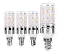 SanGlory Ampoules LED Culot E14 Blanc Chaud 9W Equivalent 60-80W, Ampoule E14 2700K LED Culot Edison à vis E14, 950LM Non Dimmable, Lot de 4