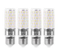 SanGlory Ampoules LED E27 12W Équivaut à 100W Incandescence, Lumière du Jour 5000K, 360° Angle, Sans Scintillement, AC 175-265V, Lot de 4