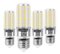 SanGlory Ampoules LED E27 13W, équivalent Ampoules Halogène 100W, 1400LM, 360° Angle, Ampoule Mais LED E27 Blanc Neutre 4000K, Non Dimmable, Lot de 4
