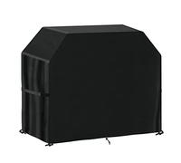 SanGlory Housse Barbecue, Housse de Barbecue Rectangulaire, Bâche de Protection BBQ Couverture de Gril Anti-UV/Coupe-Vent/Imperméable Barbecue Grill pour Weber, Holland, JennAir, 165x71x122cm