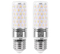 SanGlory Lot de 2 Ampoules E27, Ampoule LED E27 Blanc Chaud 3000K Ampoules | E27 Mais LED 12W Équivalent Halogène E27 100W 1350 Lumens Ampoule à Économie D'énergie 360° Angle Lampe LED Non Dimmable