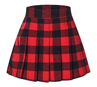 SANGTREE Jupe plissée avec bande élastique confortable, 2 ans - US 2XL - Rouge - 11-12 ans