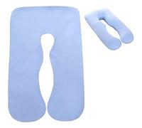 sanguiner Coussin Grossesse en Forme U, taie d'oreiller en Forme U, Oreiller maternité en Forme U, Coussin d'allaitement - 140 x 80 cm
