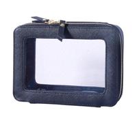 SANHECUN Sac de toilette imperméable avec poignée et ouverture en lagre pour voyages, noir, Carry on 8 inch