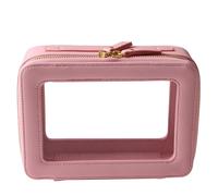 SANHECUN Trousse de Toilette étanche avec Crochet de Suspension pour Les Voyages, Rose, Carry on 8 inch, Trousse de Toilette