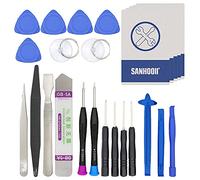 SANHOOII Kit d'outils de réparation de téléphone portable 25 en 1, spudger, outil d'ouverture, kit de tournevis pour Samsung Xiaomi Redmi Huawei Mate Honor OnePlus