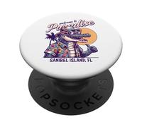 Sanibel Island Florida Style rétro été Vieilli PopSockets PopGrip Adhésif