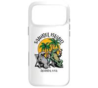 Sanibel Island Florida USA Motif Crocodile Lamantin Amusant Coque pour iPhone 17 Pro Max