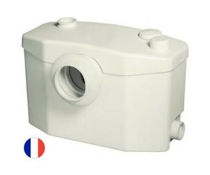 Sanibroyeur Sanipro XR - Broyeur sanitaire adaptable sortie horizontale, Blanc (0100900)