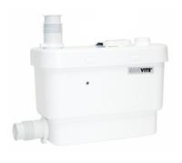 Sanibroyeur Sanivite pompe eaux usées pour cuisine douche baignoire bidet et lavabo hauteur de refoulement 5m ou horizontale 50m blanc 005096