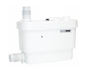Sanibroyeur Sanivite pompe eaux usées pour cuisine douche baignoire bidet et lavabo hauteur de refoulement 5m ou horizontale 50m blanc 005096