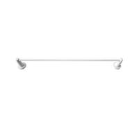Sanicare porte-serviettes magnétique avec embouts ronds Blanc HMRW60