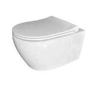 Sanicare Rondo bidet suspendu 51.5x36cm compact avec douchette de bidet sans abattant blanc SK5510-BD