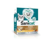 Sanicat Litière Agglomérante Pour Chats Active Gold Argane 6 L