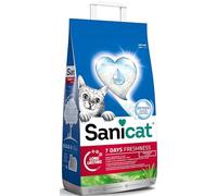 Sanicat - Litière Classic parfum Aloe Vera, Contrôle des odeurs pendant 7 jours, Absorption rapide, Produit de haute qualité pour l’hygiène de votre animal, Format : 4 L