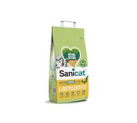 Sanicat - Litière végétale agglomérante Natura Activa | Absorption supérieure et formation naturelle de blocs solides | Format : 6 L