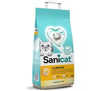 SANICAT agglomérante non parfumée 16L - litière pour chat en bentonite sans odeur