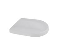 Saniclass Abattant de WC - déclipsage rapide & frein de chute - parfaitement adapté aux cuvettes de WC Villeroy & boch Subway 2.0 - blanc