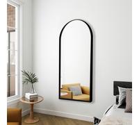 Saniclass Curve Miroir psyché - 162x76cm - avec cadre - noir mat SAVOY