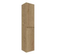Saniclass Holz Atelier Armoire haute - 180x38x38cm - 2 portes - Chêne naturel SW1420816
