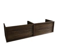 Saniclass Holz Framse Meuble de salle de bains - 160x45x40cm - 2 tiroirs - Chêne charcoal SW1420779