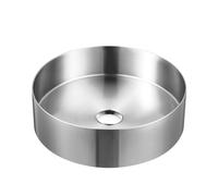 Saniclass ONE Vasque à poser - 36x36x11cm - Acier inoxydable - Acier inoxydable brossé SP-WB36A-Brushed