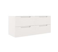 Saniclass Prime Balance Meuble sous vasque - 120x55x44.9cm - 4 tiroirs - Poignee integree - MDF - coton mat beige 88168_2x