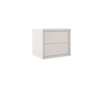 Saniclass Prime Core Meuble sous lavabo - 60x55x45cm - 2 tiroirs - push to open - MDF - mat cotton (beige) 88468