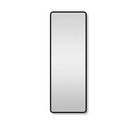 Saniclass Retro Line 2.0 Rectangle Miroir rectangulaire 140x50cm arrondi cadre noir mat SW6