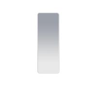 Saniclass Retro Line Rectangle Miroir - 140x50cm - rectangulaire - arrondi - cadre - blanc mat NAK002-RECT-MW