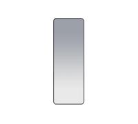 Saniclass Retro Line Rectangle Miroir - 140x50cm - rectangulaire - arrondi - cadre - noir mat NAK002-RECT-MB