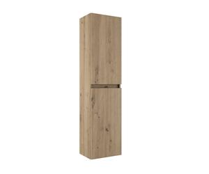 Saniclass Vita Armoire haute - 140x35x27cm - 2 portes - chêne rustique SW1413863