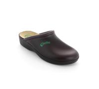Saniflex 960-1 Médical Certifié Sabots Mules Chaussons Chaussures en Cuir, Homme, Brun, EU 46